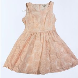 Lauren Conrad Pink Floral Dress